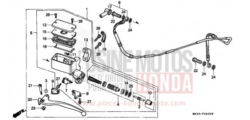 MAITRE-CYLINDRE GL1500AR de 1994
